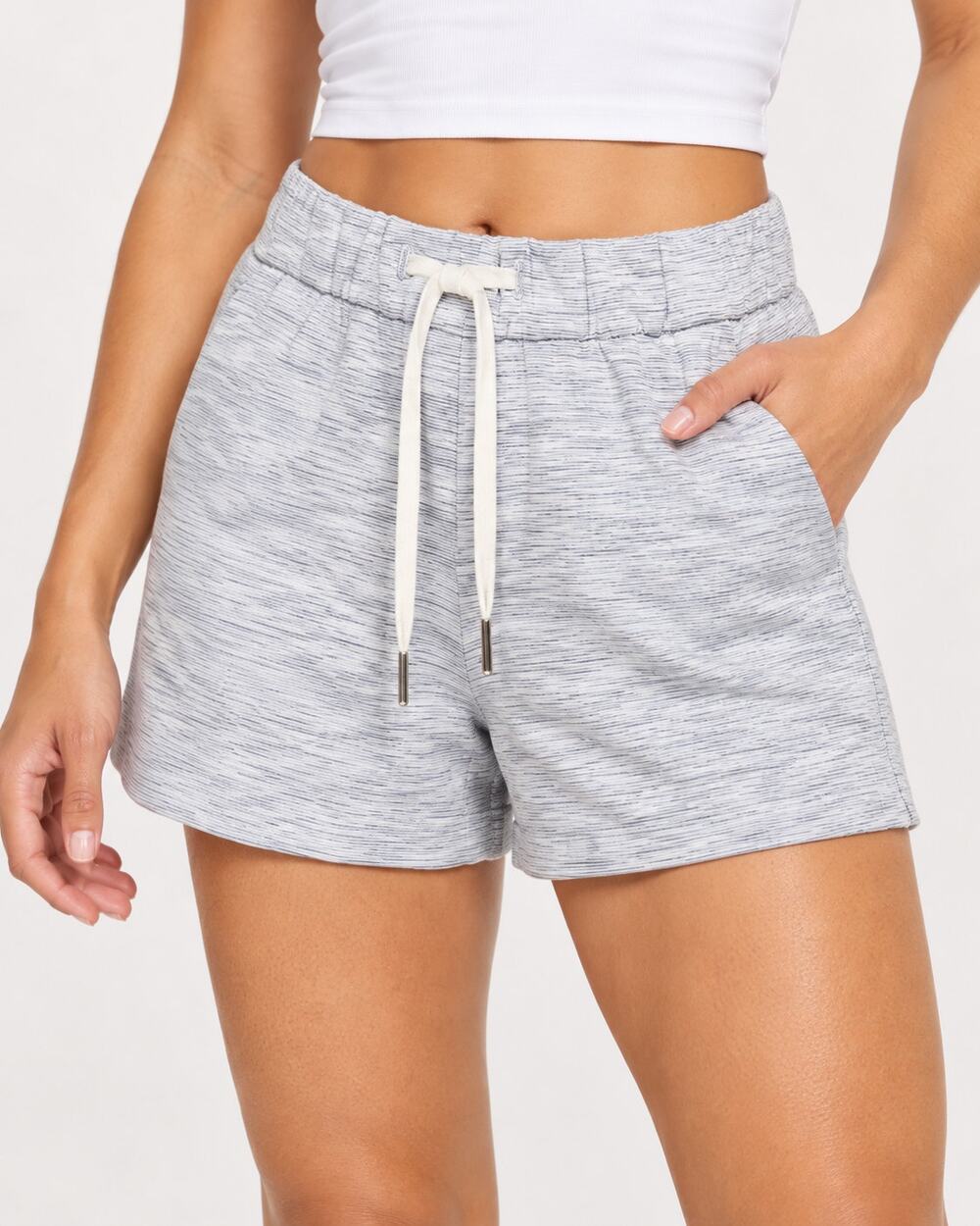 Lululemon On The Fly Shorts Nimbus Battleship Gray Size 8